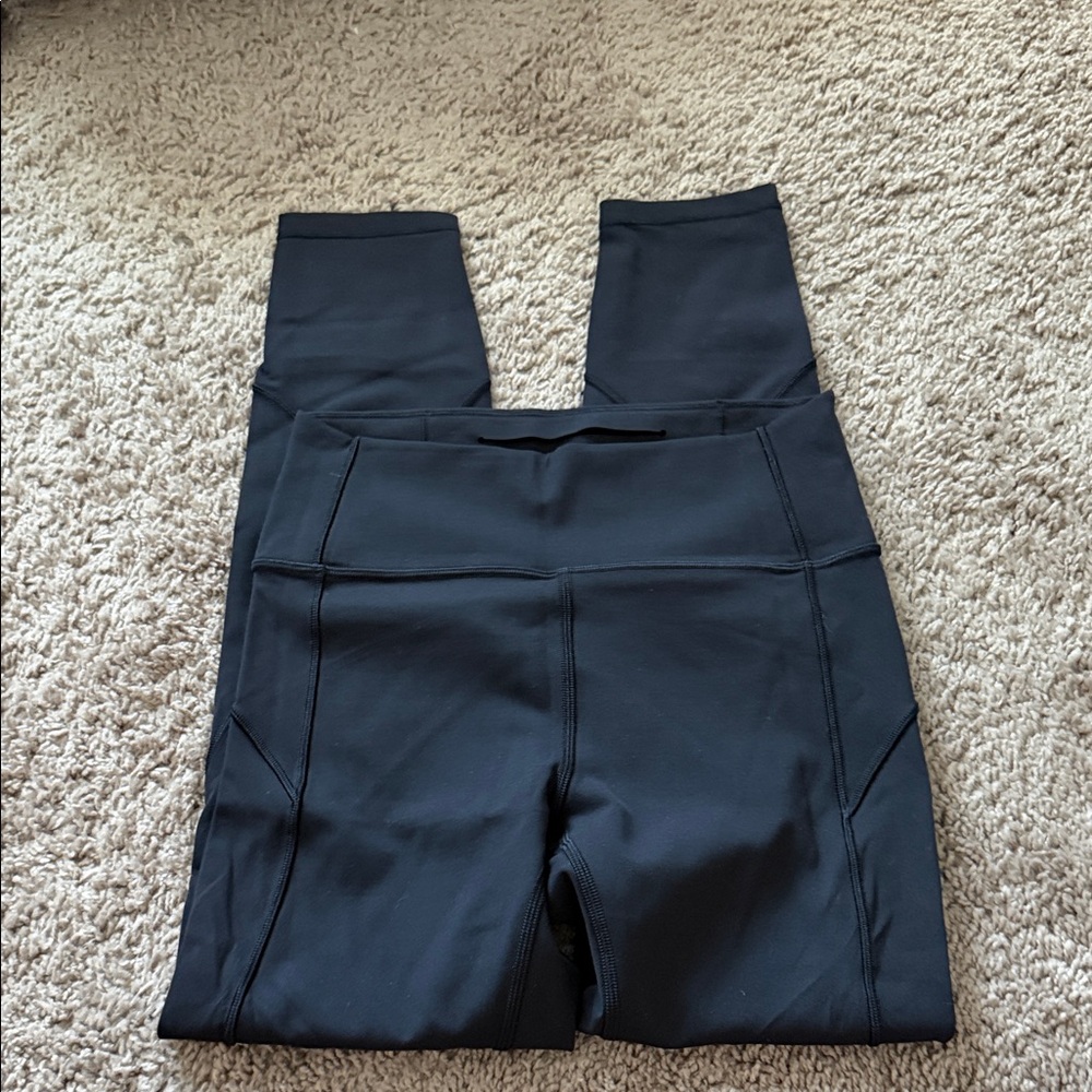 lululemon athletica Black High-Rise Workout Leggings